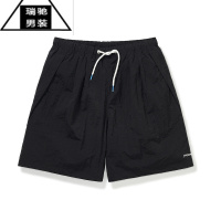希杰狮王短裤男2023夏季新款美式复古宽松尼龙休闲裤ins潮牌中裤