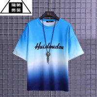 希杰狮王夏季套装男速干冰丝短袖t恤12男孩13青少年初中学生15岁大童运动