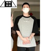希杰狮王情侣装夏季美式圆领短袖T恤I潮牌小众设计感辣妹连衣裙一衣一裙
