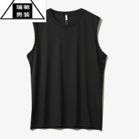 希杰狮王60支匹马棉液氨 男士背心基础款宽肩无袖T恤山东网店夏款男装