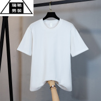 希杰狮王品质为王!t恤白色短袖男夏季体恤纯白衣服印logo文化衫