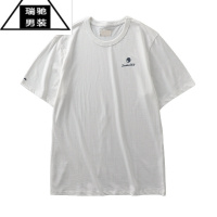 希杰狮王日系270g短袖t恤男夏季厚实白色印第安人印花半袖潮