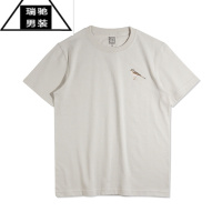 希杰狮王夏季中国风新中式国潮复古印花短袖T恤男情侣鸟麻雀