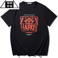 希杰狮王400斤潮胖胖子星球特大码男装夏天衣服加肥加大男T恤短袖宽松薄款