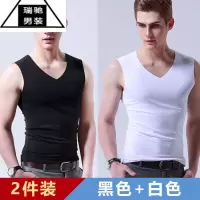希杰狮王运动速干无袖坎肩男背心冰丝透气打底健身汗衫性感居家休闲