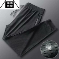 希杰狮王男裤上班工地建筑地上薄款耐穿夏季拉链口袋工作裤子干活耐磨农民