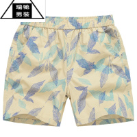 希杰狮王夏季男士休闲运动裤四分超短裤沙滩裤夏天薄款跑步三分裤热裤