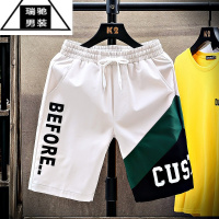 希杰狮王13青少年潮牌12男孩帅气短裤15岁初中学生薄款夏装短裤16大童中裤