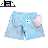 希杰狮王大象短裤可爱鼻子睡裤子衩飞天小象女闺蜜夏天送男友学生休闲