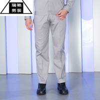 希杰狮王工作裤男电网夏季薄款电焊工防烫宽松耐磨直筒劳保服工装裤子
