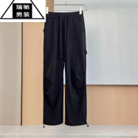希杰狮王澳丞啊南服饰夏季新款纯色百搭工装裤男款潮流休闲长裤垂感休闲裤