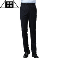 希杰狮王新款中国建设银行条纹男西裤建行西装裤工作服裤建行行服工装制服