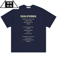 希杰狮王 介绍短袖ins宽松美式宽松男女情侣圆领高级国潮新款T