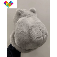 卡通陪你睡猫抱枕可爱趴趴背影猫咪靠垫办公室午睡枕头送生日 御蓝锦