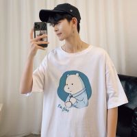 短袖T恤男士韩版宽松潮流ins半袖上衣服2021新款夏季男装威珺