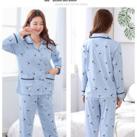 月子服春秋棉质产后哺乳衣薄款孕妇睡衣女秋冬产妇喂奶套装家居服威珺