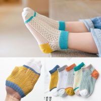 儿童袜子宝宝船袜超薄款春夏季男童网眼袜女童短袜大小孩透气威珺