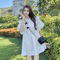 初恋少女连衣裙女夏季2021新款可爱小个子设计感洋气减龄娃娃裙子威珺