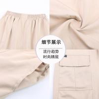 中老年男短裤爸爸装大码宽松棉裤中年休闲五分裤大裤衩直筒中裤夏威珺