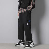 裤子男韩版潮流2021新款潮牌百搭工装直筒宽松休闲长裤春夏季威珺