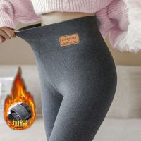 高腰打底裤女外穿薄款秋冬季新款加绒加厚保暖显瘦紧身棉裤子威珺