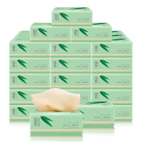 良布(DELLBOO) 本色母婴抽纸 3层100抽*24包整箱不漂白无荧光剂面巾纸