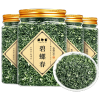 碧螺春绿茶浓香江苏原产春茶嫩芽花果香茶叶简易罐装四罐共500克