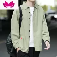 七斓捡漏干活穿衬衫外套男耐磨耐脏工作服夏季衬衣长袖劳保服