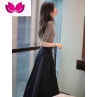 七斓2023春装新款气质法式御姐名媛轻熟赫本风高级感连衣裙套装女夏季