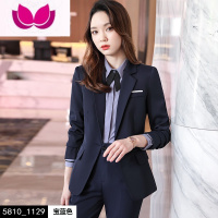 七斓高端西装套装女2023新款春酒店前台工作服职业正装小个子西服外套