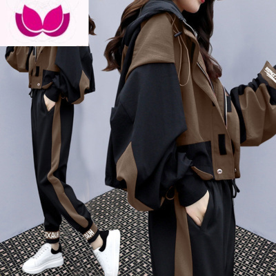 七斓套装女装2023新款洋气休闲时尚运动服气质名媛春装套