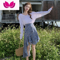 七斓沙滩裙女装夏超仙小个子穿搭套装云南三亚海边度假旅游拍照连衣裙