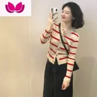 七斓2023年早春装新款女装盐系穿搭轻熟小香风套装针织开衫吊带套