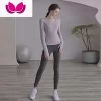 七斓瑜伽服套装女秋季高级感专业高端健身房普拉提训练运动衣长袖