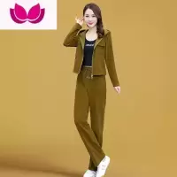 七斓运动服套装休闲女装2023新款春装时尚洋气时髦春季直筒裤子套