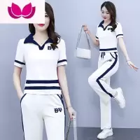 七斓运动服套装女夏款时尚洋气时髦2023夏季新款小个子网红减龄套