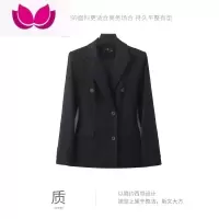 七斓藏青色西装套装女职业装气质通勤高级感正装面试职场工作服小西服