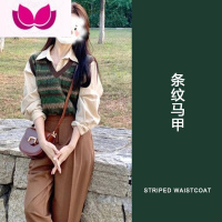 七斓女茶系穿搭炸街洋气一整套微胖温柔奶乖韩剧早春2023套装