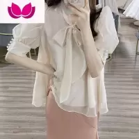 七斓气质套装女夏季2023新款温柔风韩系甜美短袖上衣半身裙时尚套