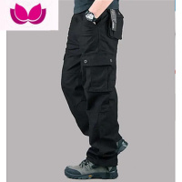 七斓包穿三年 耐磨工装长裤大码男裤工地干活休闲裤子肥佬裤多口袋裤