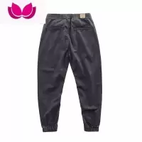 七斓劳保服工作服工地干活上班裤子耐磨宽松夏季束脚工装裤男