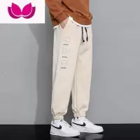 七斓裤子男款休闲长裤潮流韩版束脚夏季工装运动男士加绒男生卫裤