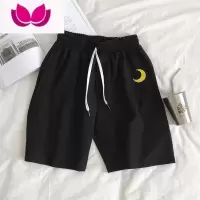 七斓夏季短裤男居家休闲五分裤睡觉宽松潮流运动跑步裤衩时尚沙滩裤子