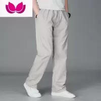 七斓春款运动裤休闲裤长裤子男工装裤多口袋加肥加大码宽松直筒裤