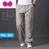 七斓休闲裤男士宽松直筒裤厚款青年工装裤加大码运动裤长裤子