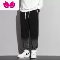 七斓卫裤子男士春ins潮牌2022新款宽松束脚运动裤潮流休闲长裤