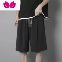 七斓夏季薄款运动冰丝短裤男士潮牌五分休闲裤沙滩篮球速干男生男裤子