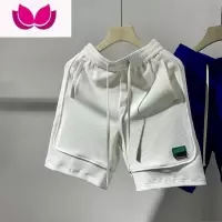 七斓潮牌运动短裤男夏季宽松休闲大裤衩美式复古高街痞帅篮球五分裤子