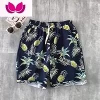 七斓夏威夷沙滩风短裤男夏季三亚海边度假休闲大裤衩宽松大码五分裤男