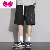 七斓日系复古短裤男2023夏季薄款潮牌冰丝速干宽松运动休闲五分中裤子